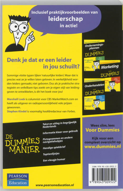 Leiderschap voor Dummies / Voor Dummies achterkant