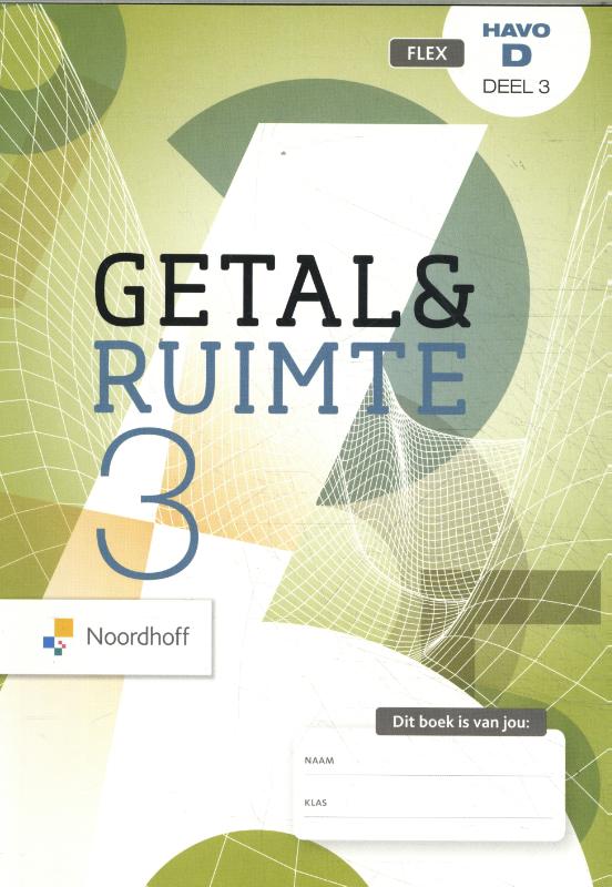 Getal & Ruimte deel 3 havo d Leerboek