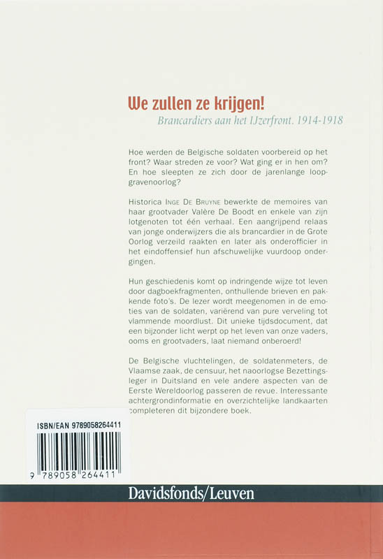 We zullen ze krijgen ! achterkant