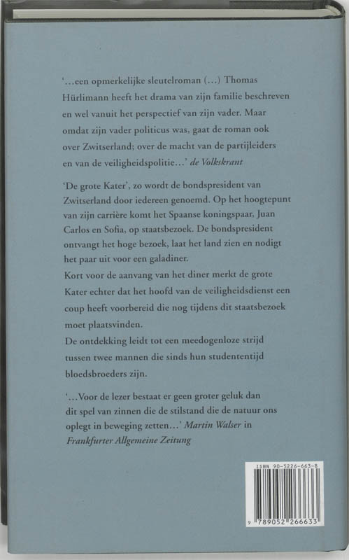 De grote kater achterkant