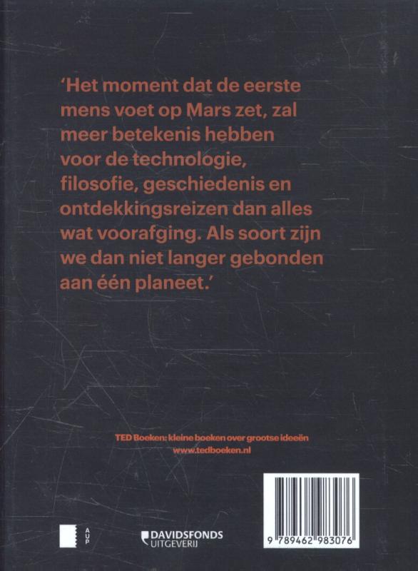 TED-boeken  -   Hoe we zullen leven op Mars achterkant
