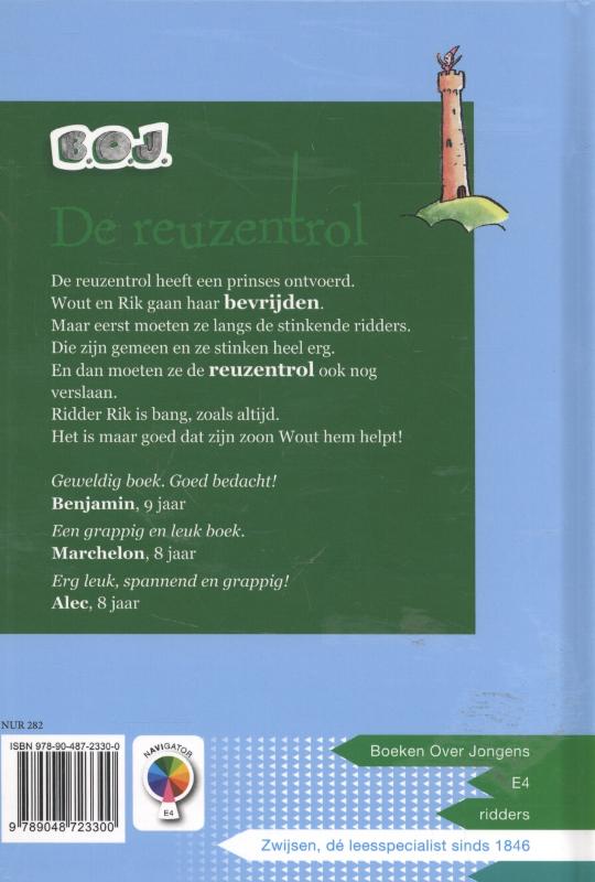 De Reuzentrol / B.O.J. achterkant