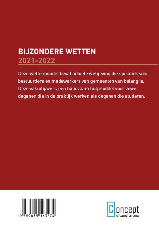Bijzondere Wetten 2021-2022 achterkant