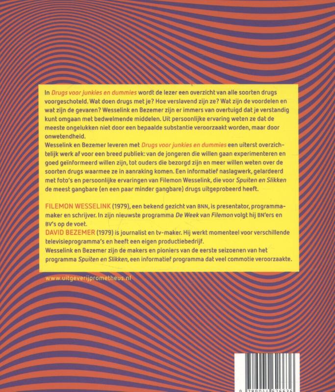 Drugs voor junkies en dummies achterkant