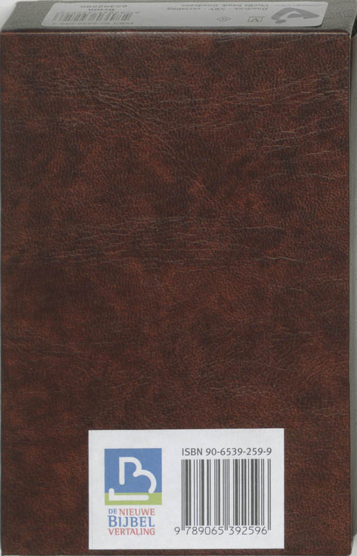 Nieuwe Bijbelvertaling Zonder Deuterocan achterkant