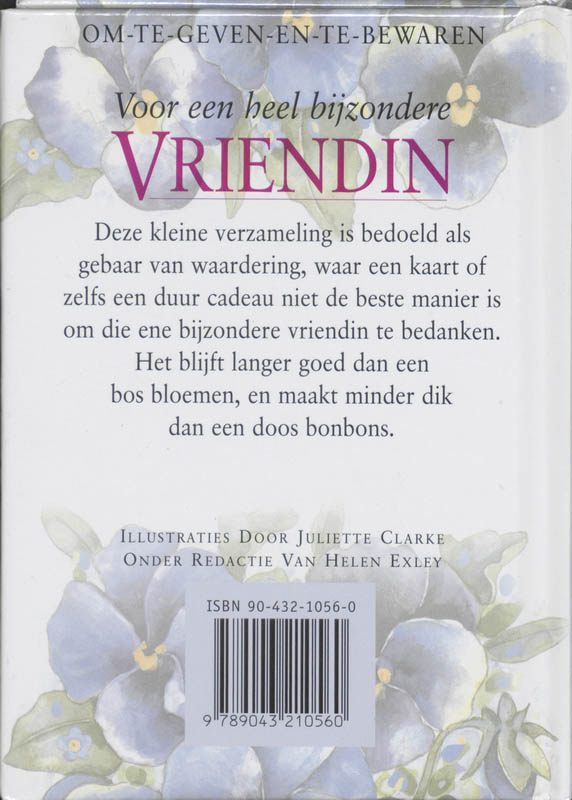 Voor Een Heel Bijzondere Vriendin achterkant