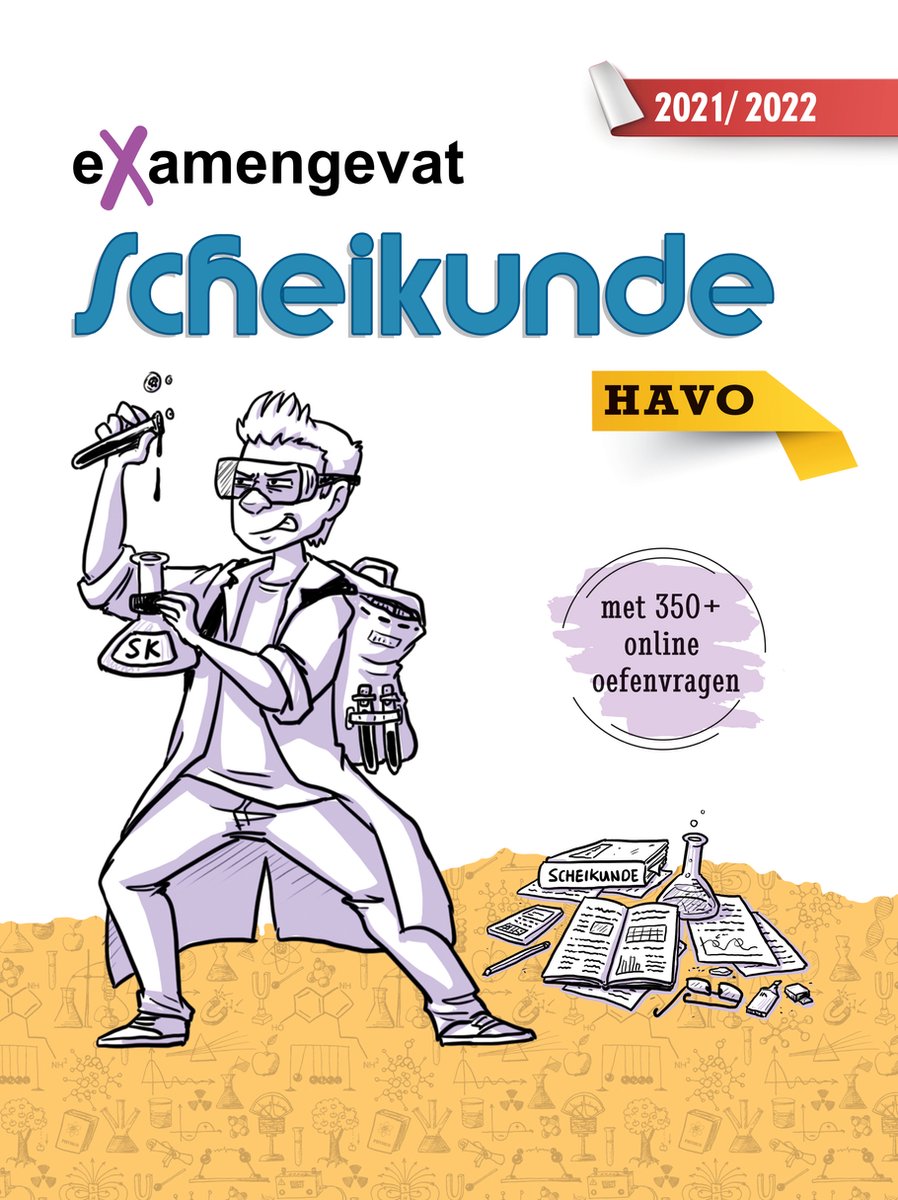 eXamengevat Scheikunde HAVO 2022-2023 (examenstofbundel en toegang online oefenplatform met 350 vragen)!