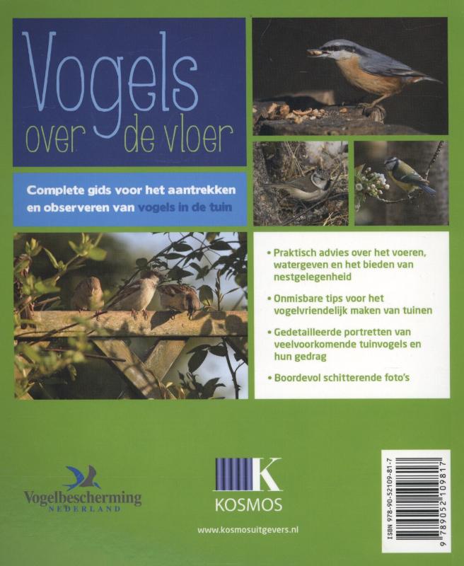 Vogels over de vloer achterkant
