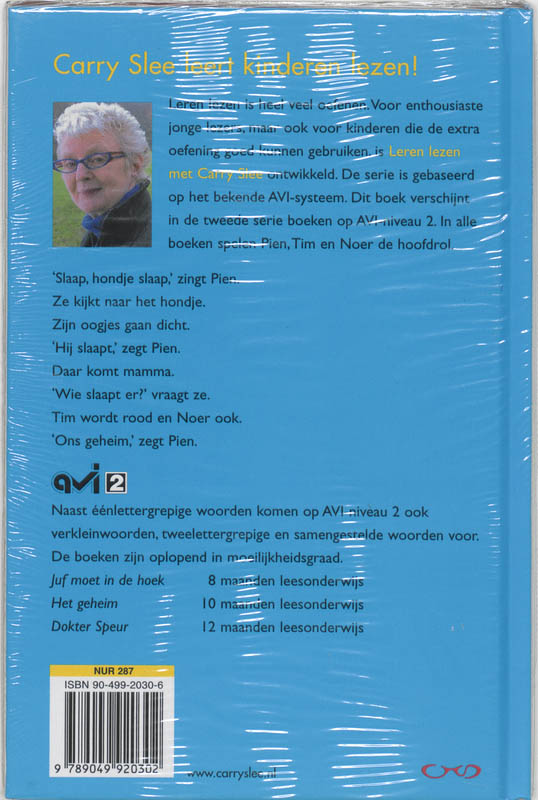 Het geheim / Leren lezen met Carry Slee / AVI 2 achterkant
