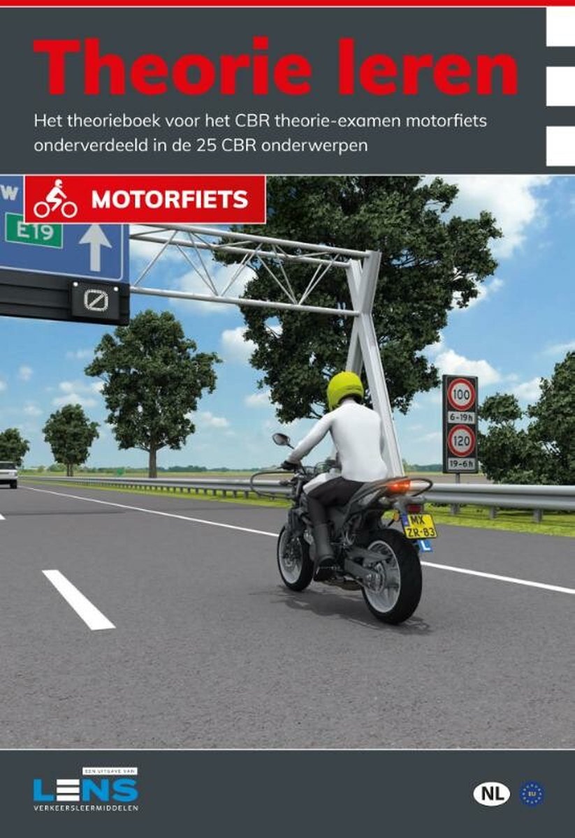 Lens verkeersleermiddelen - Theorie leren motorfiets