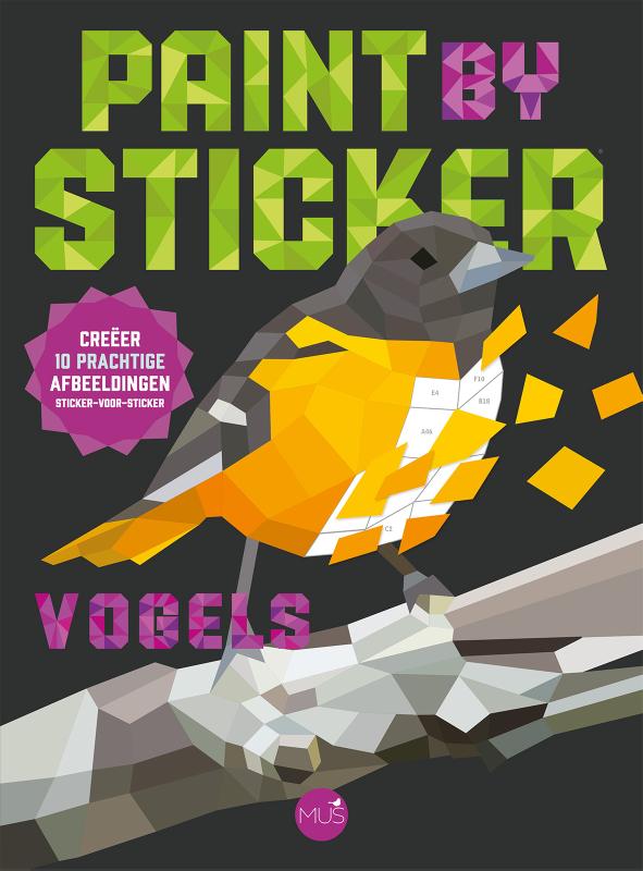 Paint by sticker - vogels