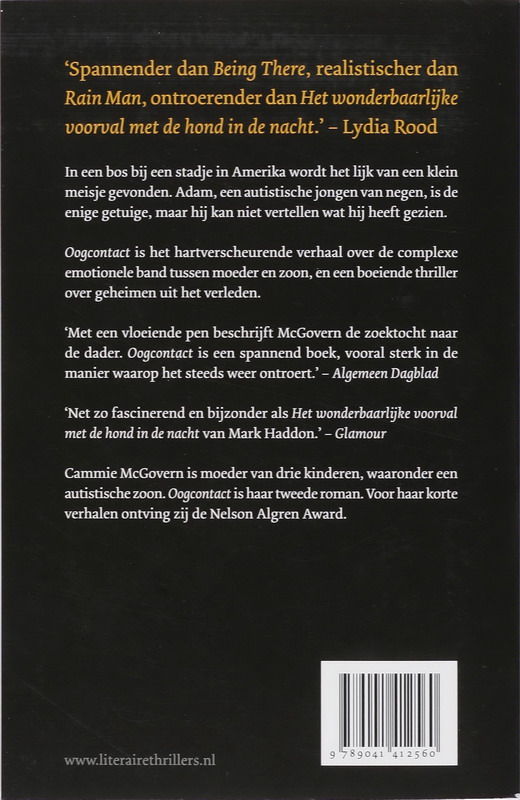 Oogcontact achterkant