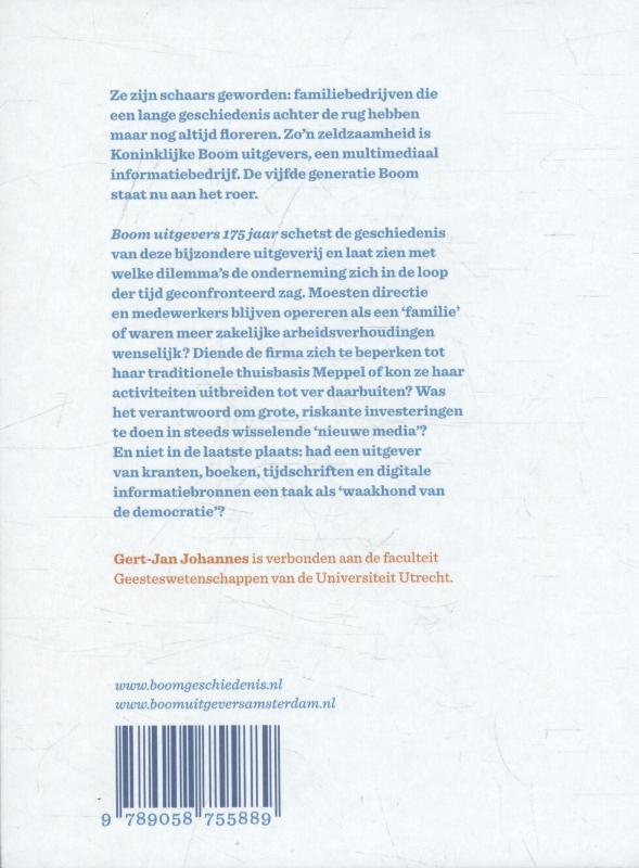 Boom uitgevers 175 jaar achterkant