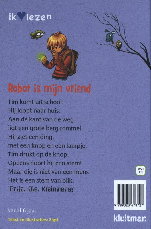 Robot is mijn vriend achterkant