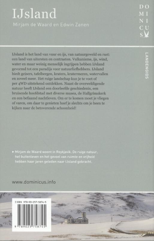 Dominicus landengids - IJsland achterkant
