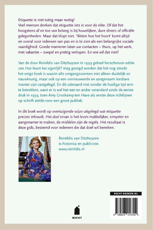 De Dikke Ditz. Hoe hoort het eigenlijk? achterkant