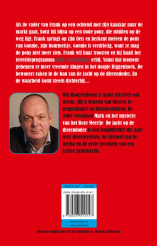 De Jacht Op De Dierendoder achterkant