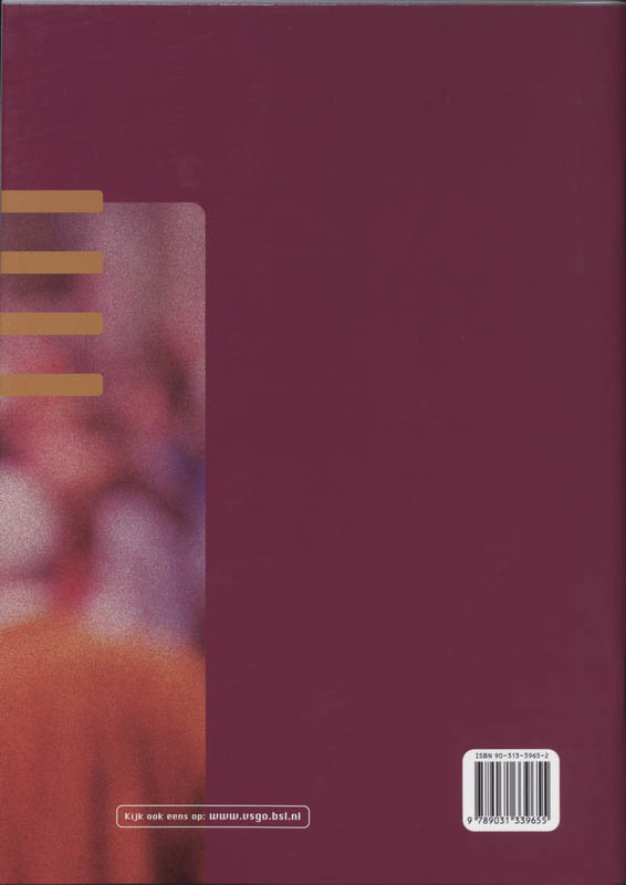 Vsgo-Gip Vroegsignalering Door Gedragsobservatie In Verzorgingshuizen / Cursusboek Voor Verzorgenden achterkant