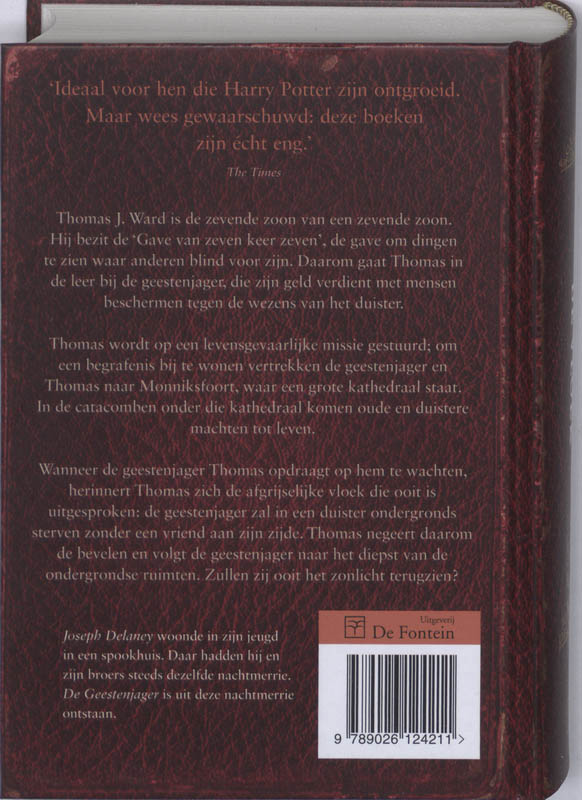 De vloek / De Geestenjager / 2 achterkant