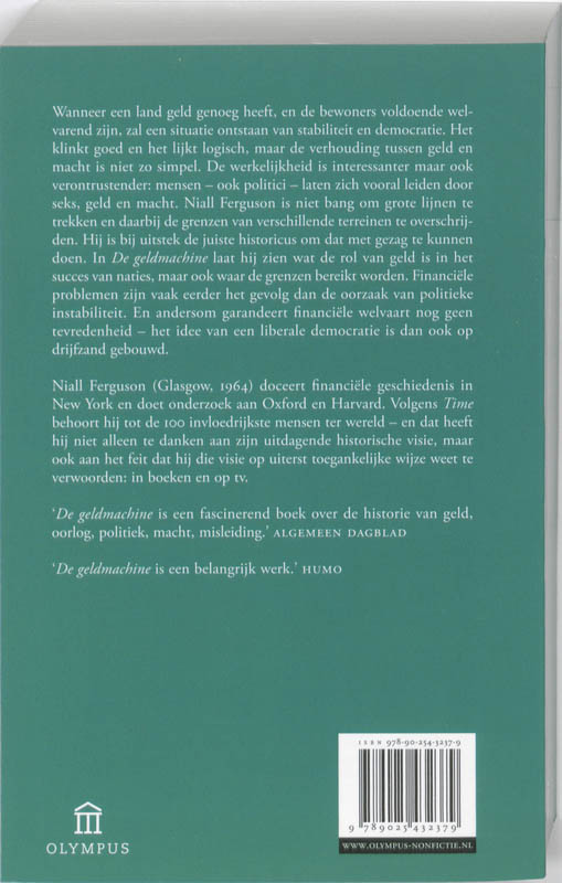 De geldmachine / Olympus Pockets achterkant