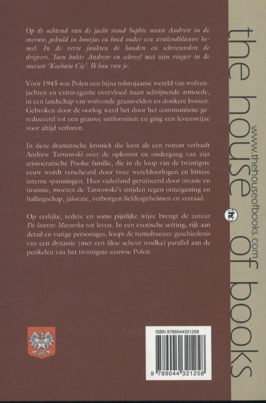 De laatste Mazurka achterkant