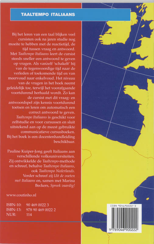 Taaltempo Italiaans achterkant