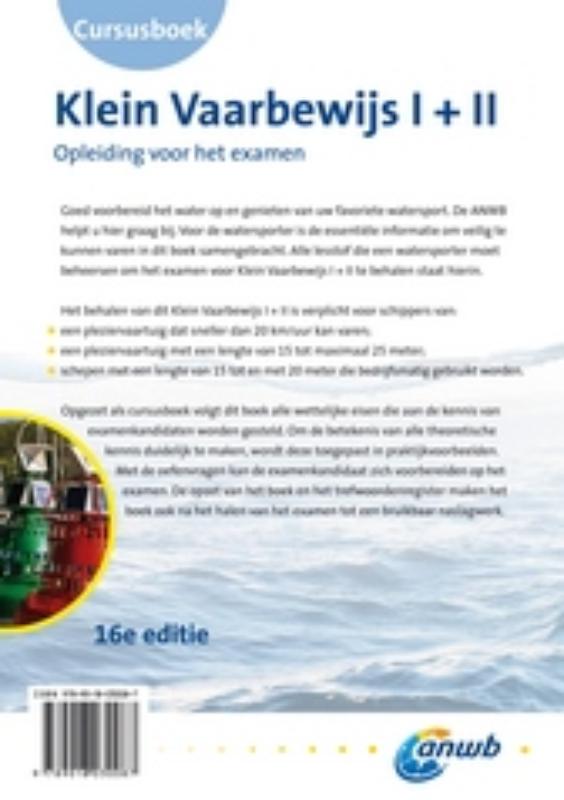 Cursusboek Klein Vaarbewijs I + II achterkant
