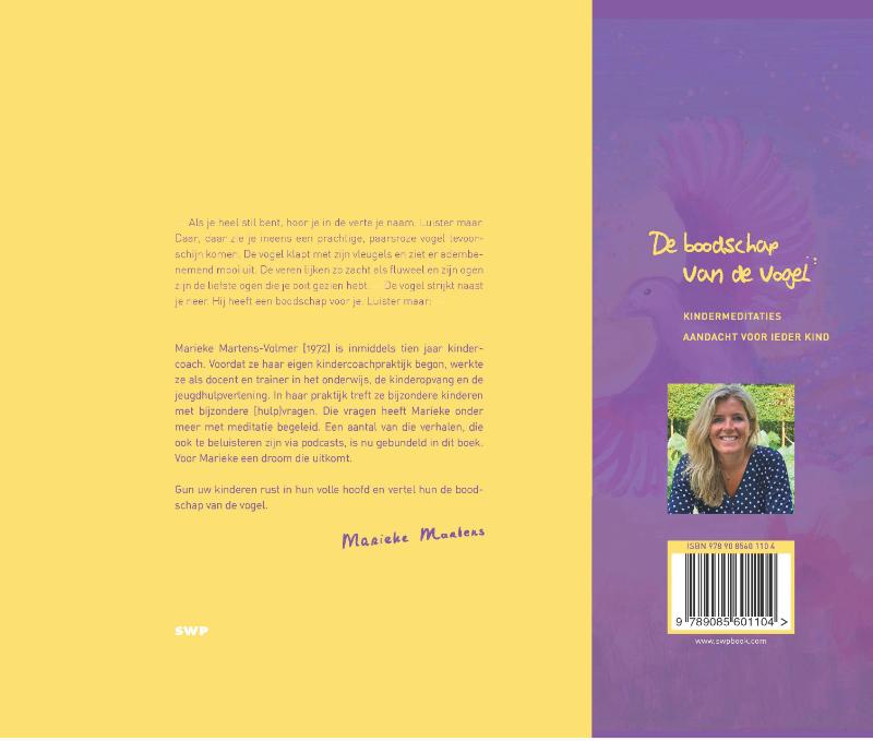 De boodschap van de vogel achterkant