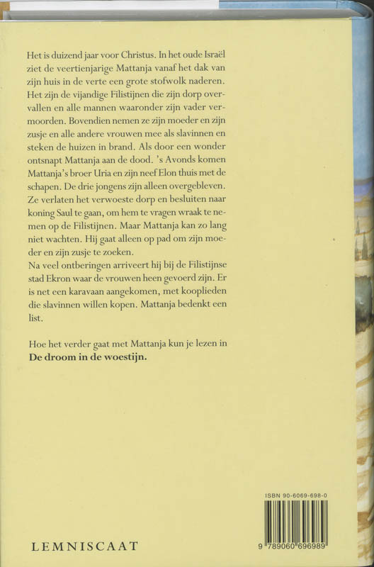 Het bedreigde land achterkant