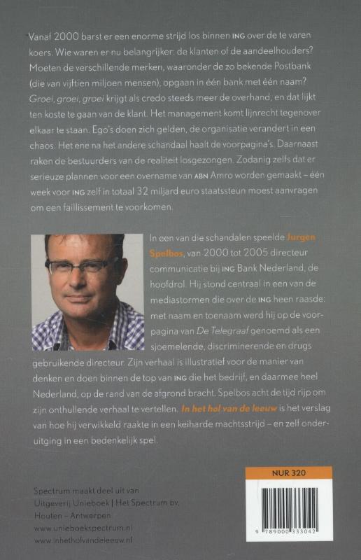 In het hol van de leeuw achterkant