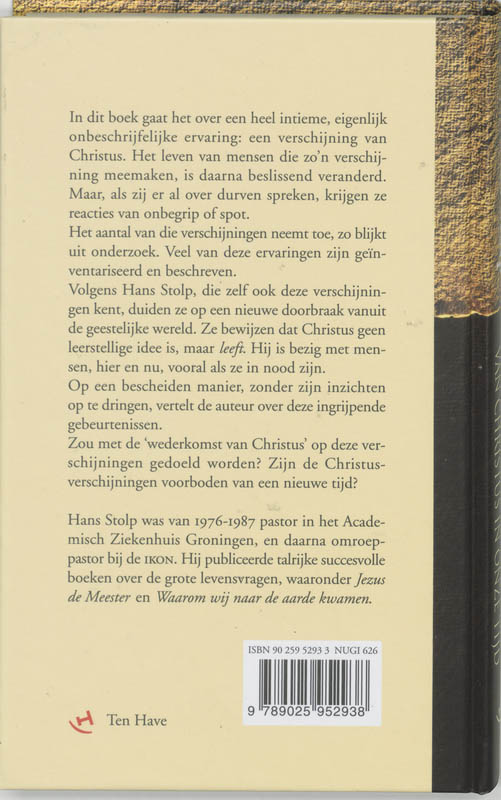 De verschijningen van Christus in onze tijd achterkant