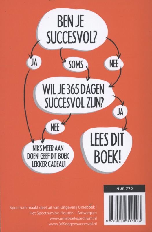 365 dagen succesvol achterkant