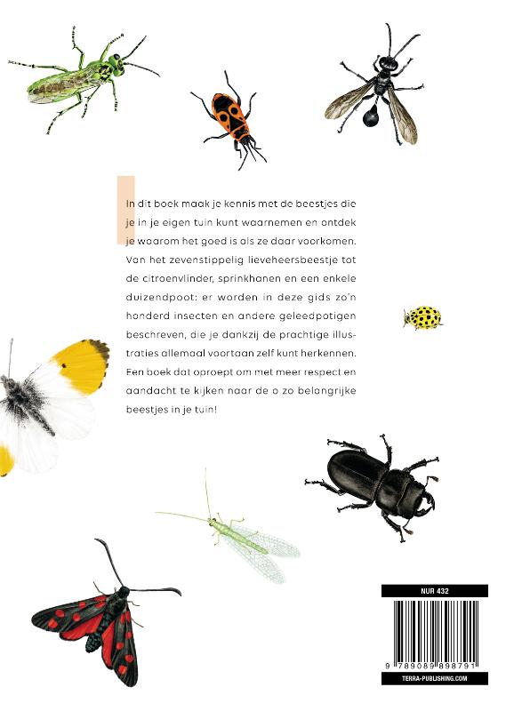 De bonte verzameling beestjes in je tuin achterkant