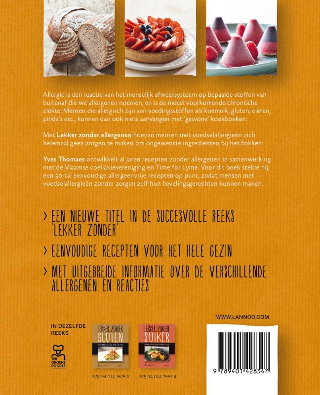 Lekker zonder allergenen achterkant