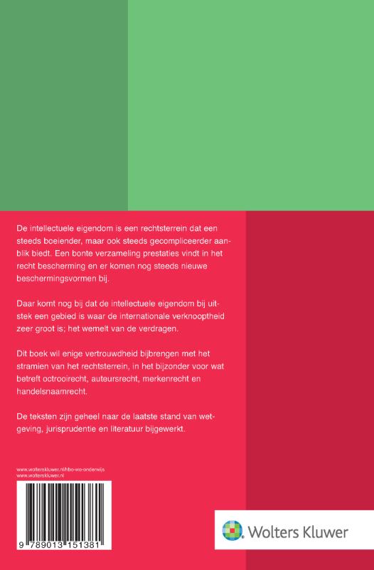 Bescherming van de intellectuele eigendom achterkant