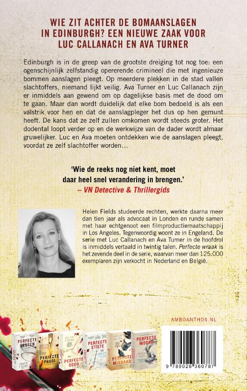 Perfecte wraak / D.I. Callanach / 7 achterkant