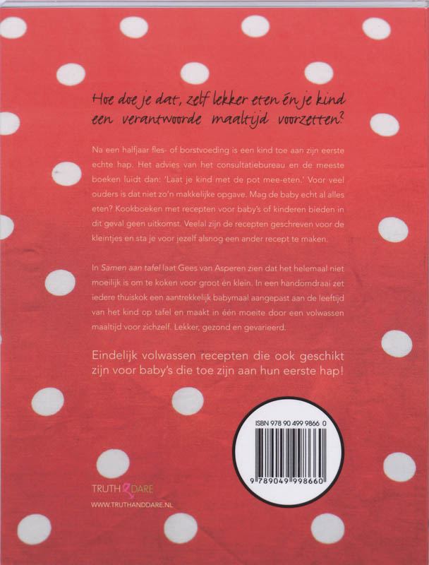 Samen Aan Tafel achterkant