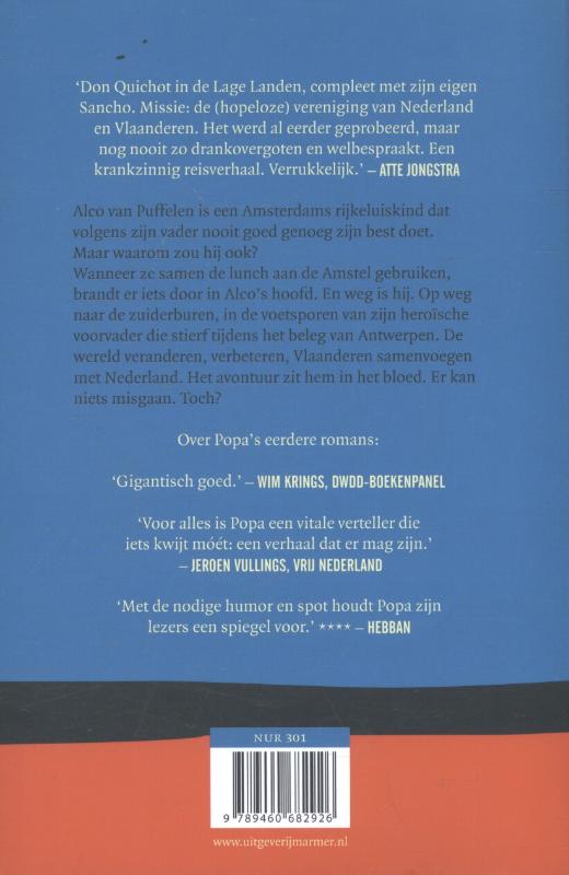 De verovering van Vlaanderen achterkant