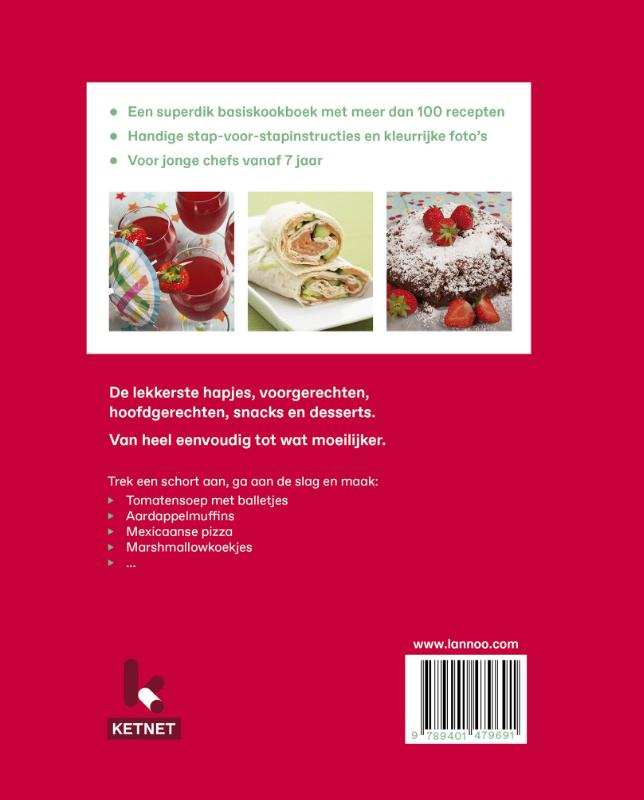 Het complete Ketnet kookboek achterkant