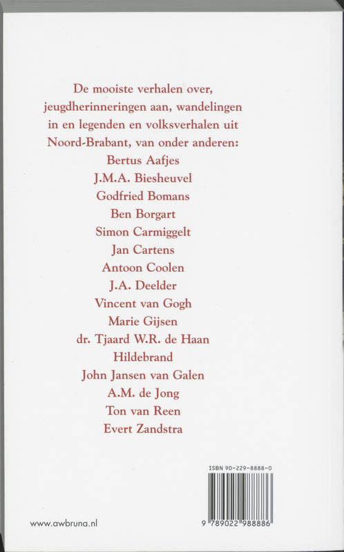Als Een God In Noord Brabant achterkant