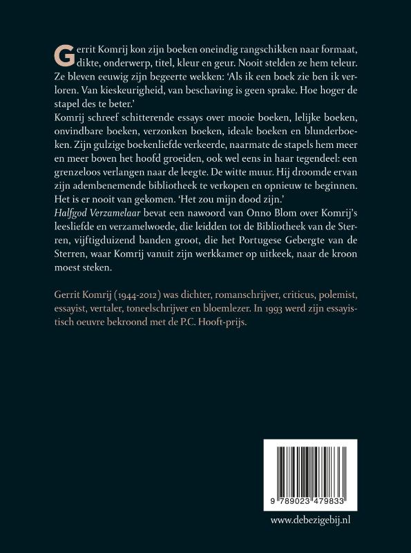 Halfgod verzamelaar achterkant