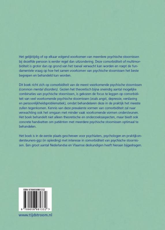 Comorbiditeit van psychische stoornissen achterkant