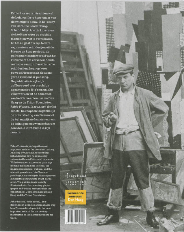 Pablo Picasso achterkant
