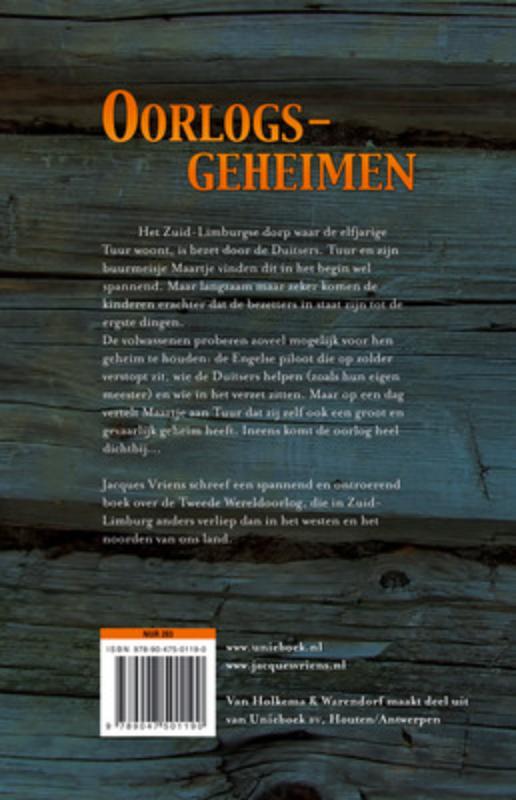 Oorlogsgeheimen achterkant