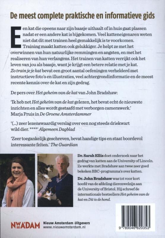 Zo train je je kat achterkant