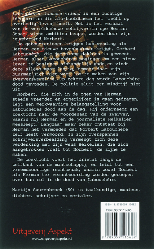 Labouchere's Laatste Vriend achterkant