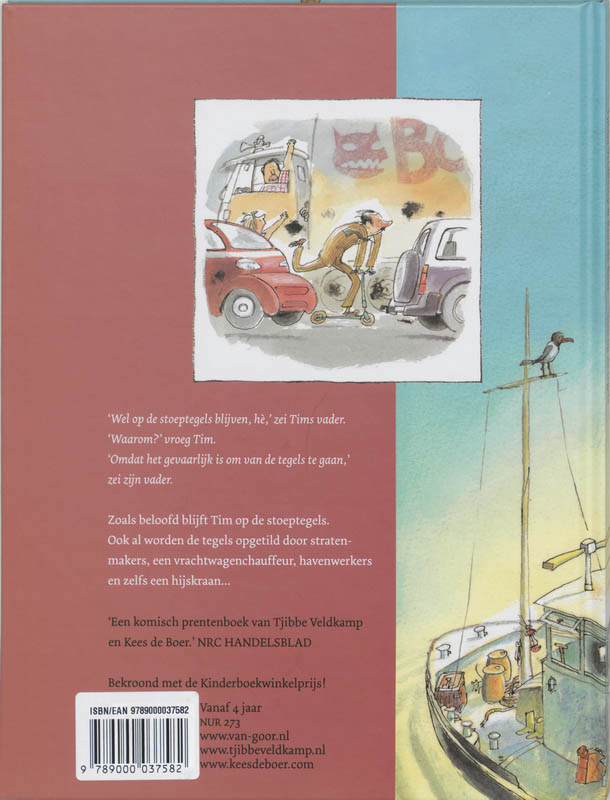 Tim Op De Tegels + Dvd achterkant