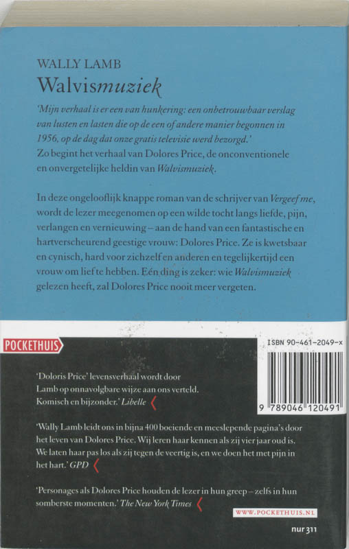 Walvismuziek achterkant