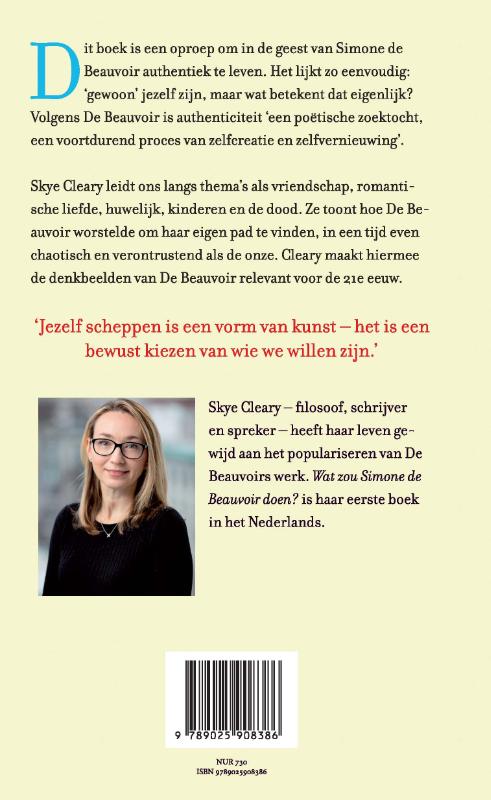Wat zou Simone de Beauvoir doen achterkant