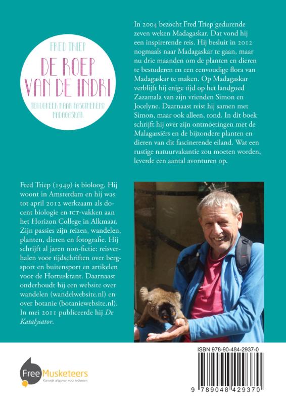 De roep van de Indri achterkant